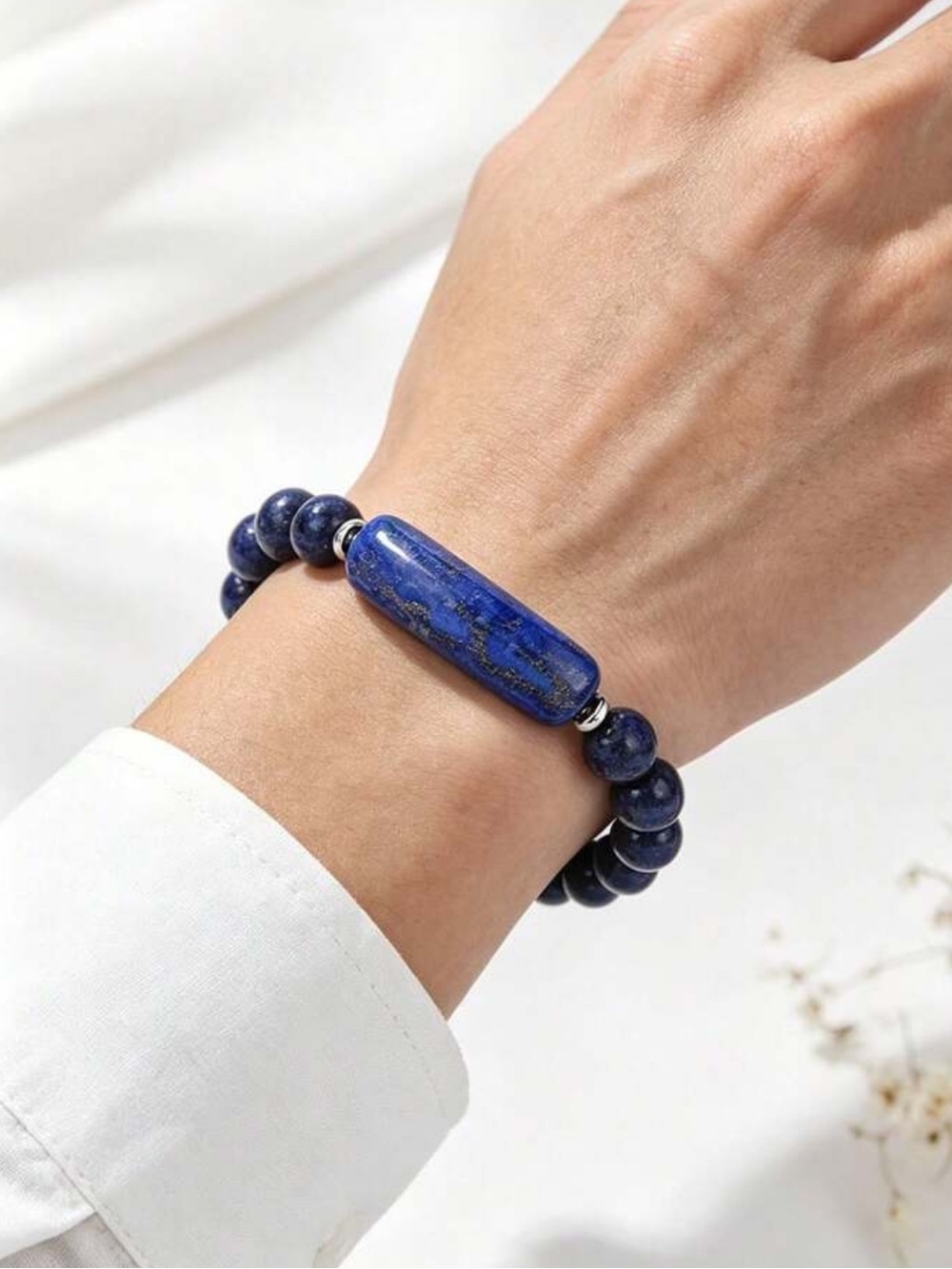 🆕New Lapis Lazuli Crystal Gemstone Bracelet